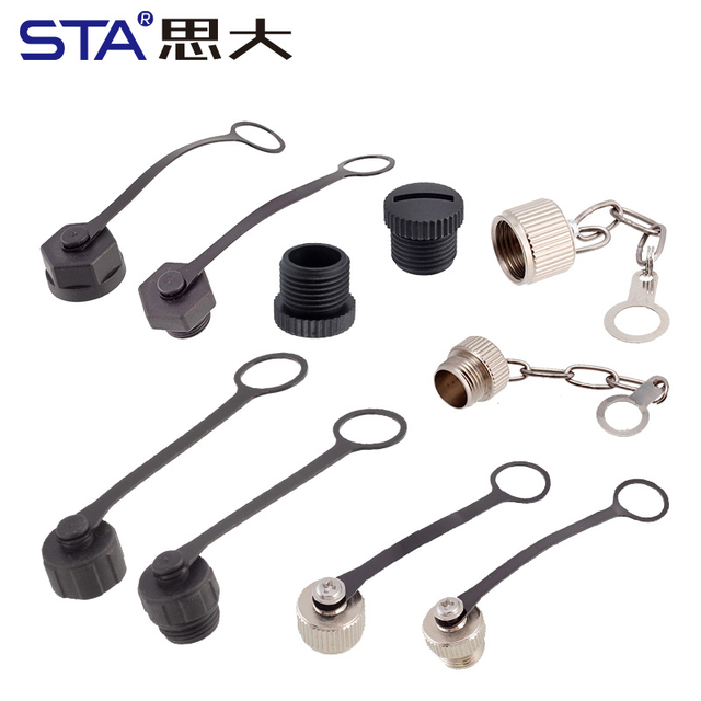 Пылезащитные крышки M12 с внутренней и внешней резьбой