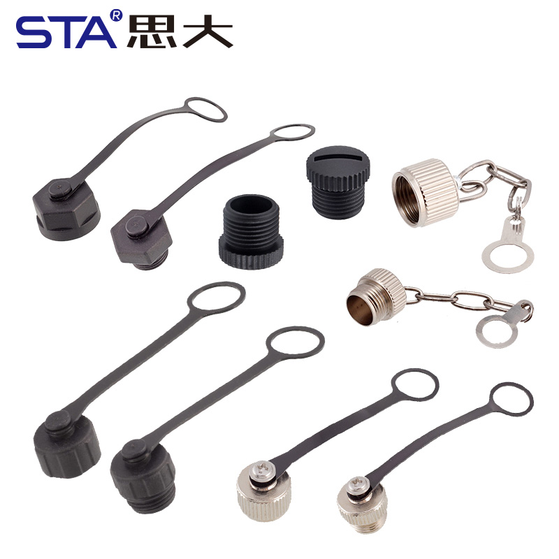 Пылезащитные крышки M12 с внутренней и внешней резьбой