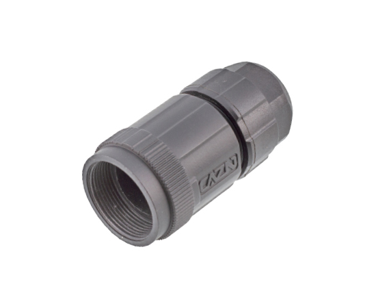 Водонепроницаемый резьбовой прямой штекерный разъем RJ45 IP67 для CAT5e / CAT6a