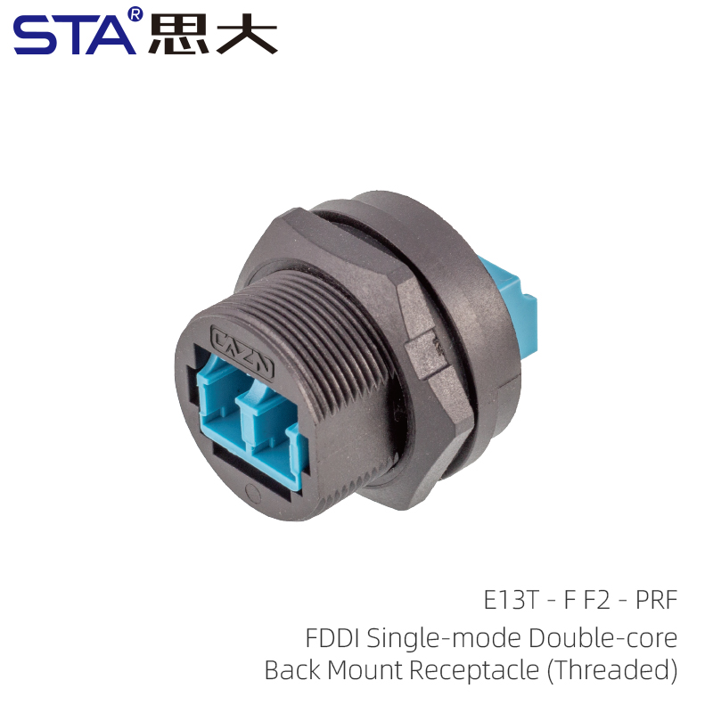 FDDI одномодовые розетки переднего и заднего монтажа (резьба)