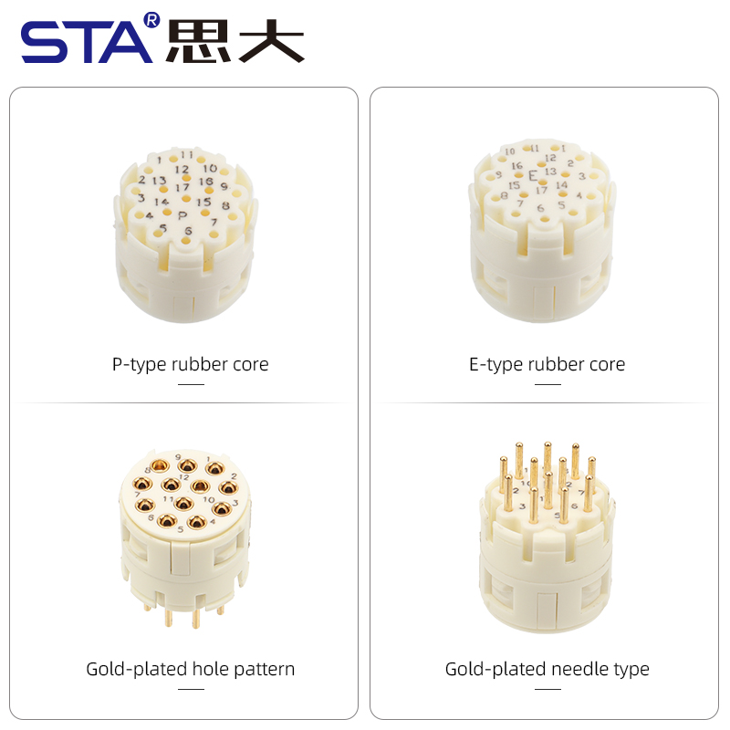 M23 M623 Собранный металлический обжимной авиационный штекерный разъем