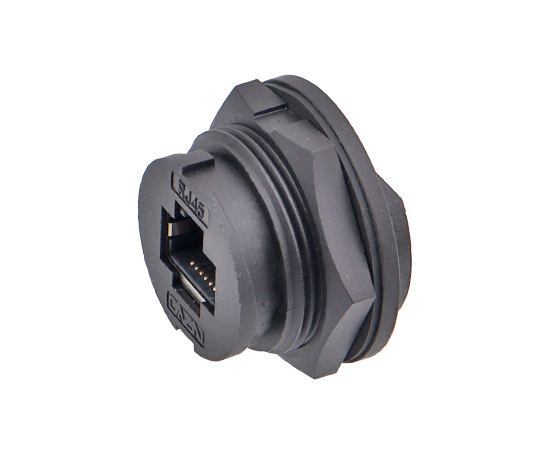RJ45 IP67 Пластиковый Водонепроницаемый Байонетный Разъём