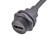 Водонепроницаемый кабель-переходник HDMI IP67 (Гнездо на панель — Штекер) 4K/8K