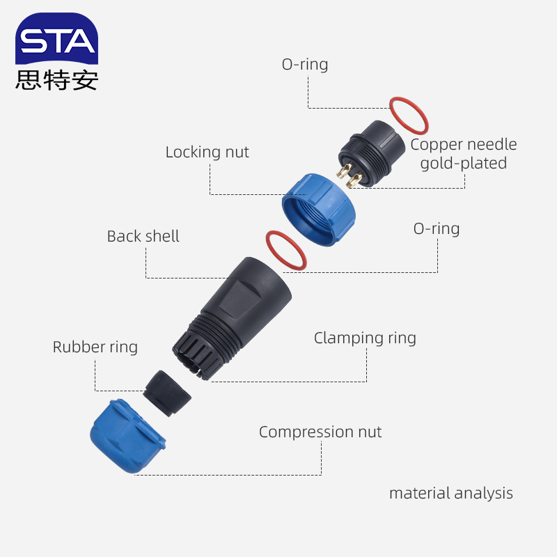 SP21 IP68 Разъем: Мощный Водонепроницаемый Авиационный Соединитель 45A