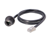 RJ45 IP67 резьбовой панельный разъём с кабелем