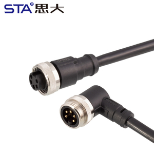 7/8 IP67 неэкранированный кабельный литой авиационный разъём 