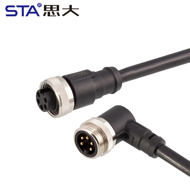 7/8 IP67 неэкранированный кабельный литой авиационный разъём 