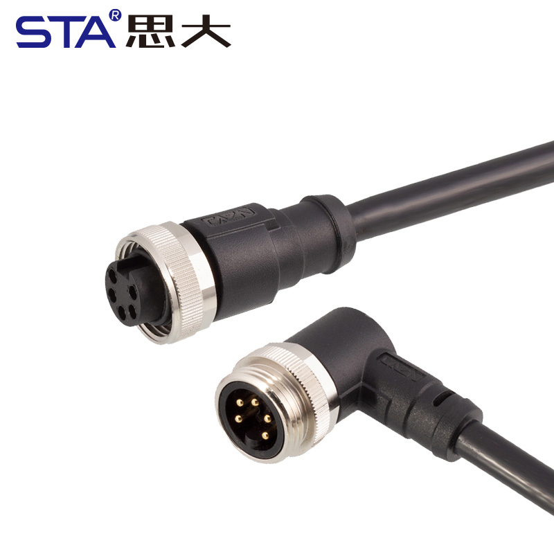 7/8 IP67 неэкранированный кабельный литой авиационный разъём 