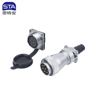 Разъем SD28: IP65 Мощный металлический резьбовой штекер и розетка