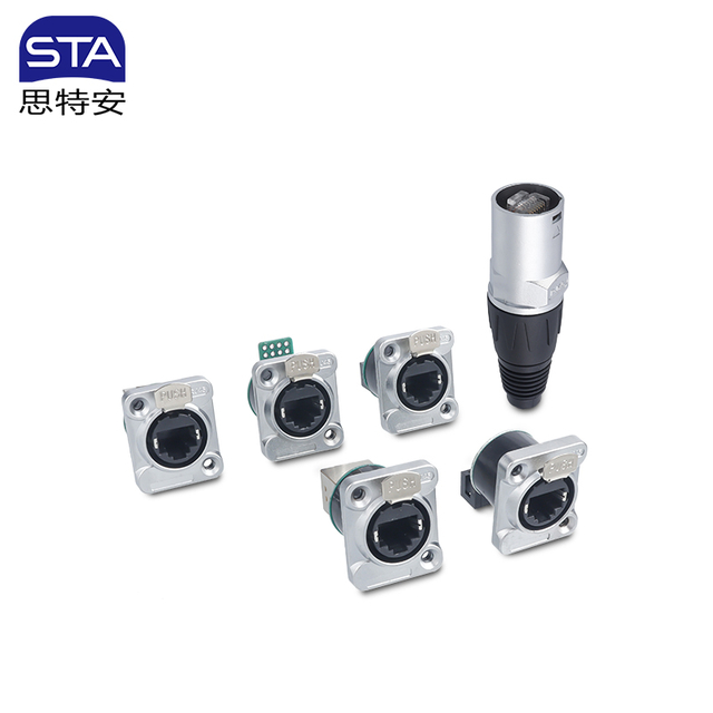 Разъем RJ45 SEC IP54 | Кнопочный промышленный Ethernet