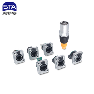 Разъем RJ45 SEB IP67 | Кнопочный промышленный Ethernet CAT6A/CAT5e