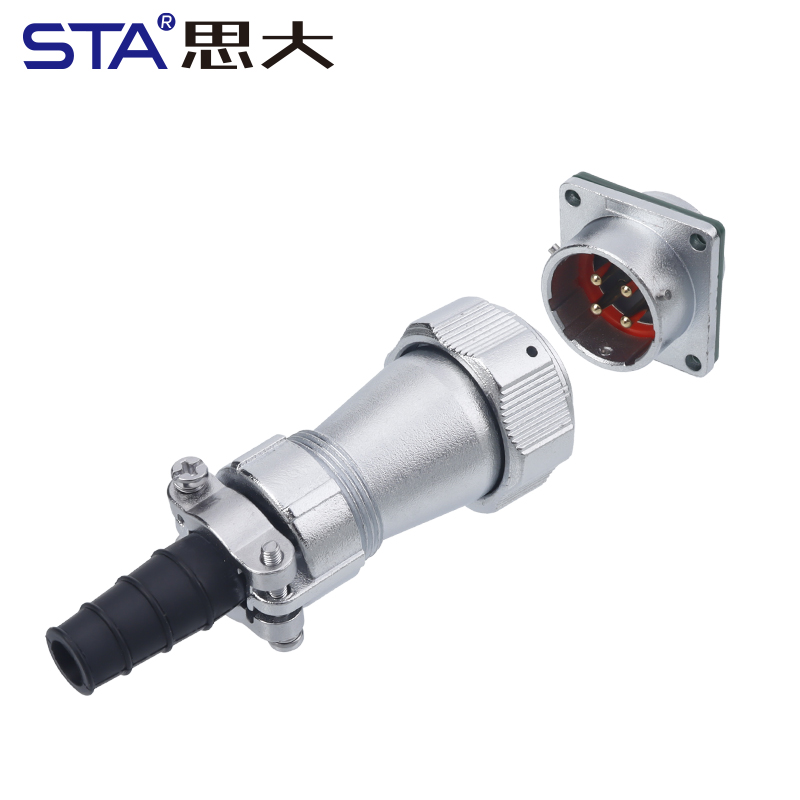 Разъем STA SK24 (WY24): Байонетный Соединитель IP67 (24 мм, 25А)