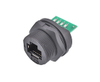 RJ45 IP67 Пластиковый Водонепроницаемый Резьбовой Разъём