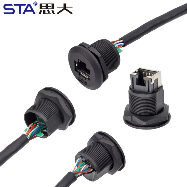 EP-RJ45 водонепроницаемый панельный разъём | IP67/IP68