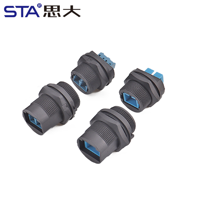 FDDI одномодовые розетки переднего и заднего монтажа (резьба)