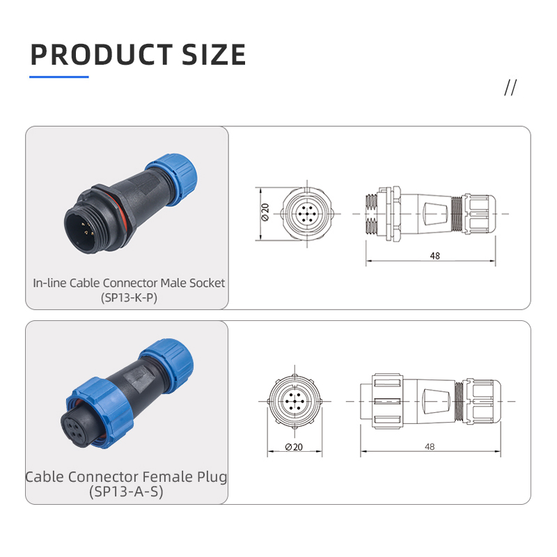 SP13 IP68 Разъем: Мощный Водонепроницаемый Авиационный Соединитель