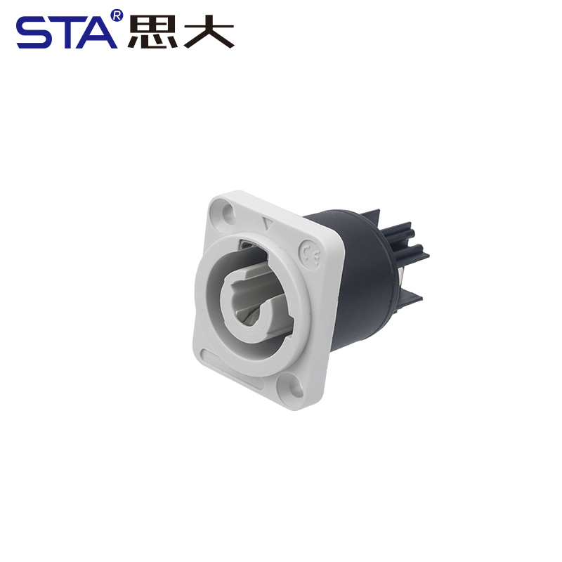 Разъем SNP Powercon: 3-контактный фиксируемый силовой штекер 20A 250V