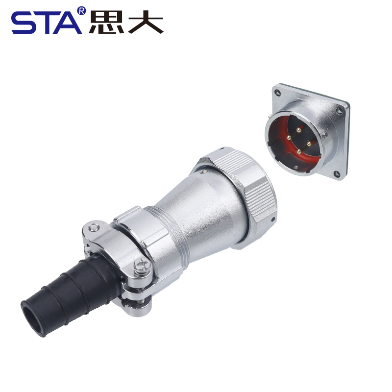 Разъем STA SK28 (WY28): Мощный Байонетный Соединитель IP67 (28 мм)