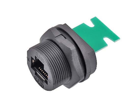 RJ45 IP67 Пластиковый Водонепроницаемый Резьбовой Разъём