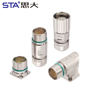 M23 M623 Собранный металлический обжимной авиационный штекерный разъем