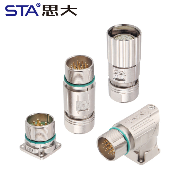 M23 M623 Собранный металлический обжимной авиационный штекерный разъем