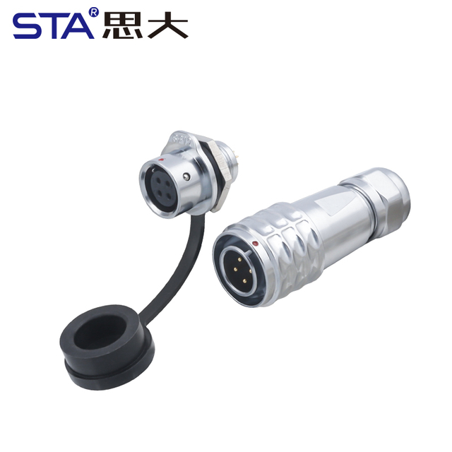 SF12: IP44 Самозащелкивающийся разъем Толкай-тяни