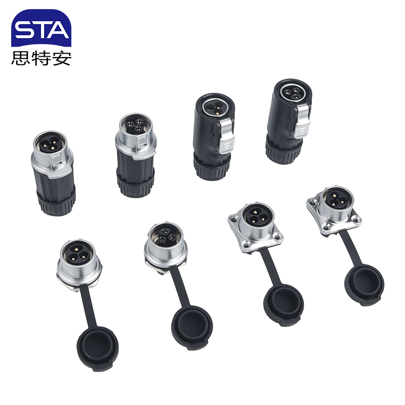 Водонепроницаемый разъем LP20 IP68 3 pin | Промышленный штекер