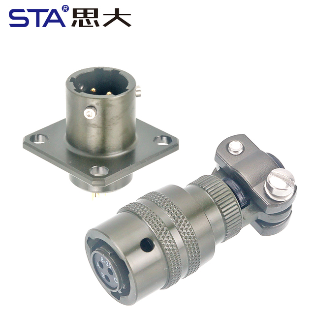 MIL-DTL-26482 8-контактный 3-вставный круглый разъем