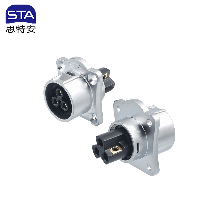 Водонепроницаемый разъем LP20 IP68 3 pin | Промышленный штекер