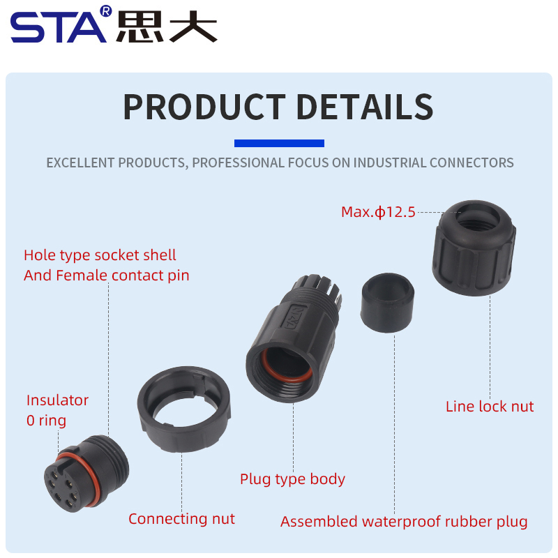 E16 серия 1"-20UNEF байонетный водонепроницаемый разъём IP67/IP68