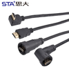 Водонепроницаемый кабель HDMI с резьбовым соединением (IP67, 4K / 8K)