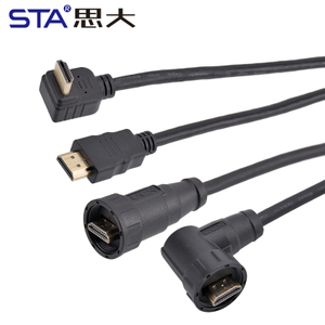 Водонепроницаемый кабель HDMI с резьбовым соединением (IP67, 4K / 8K)