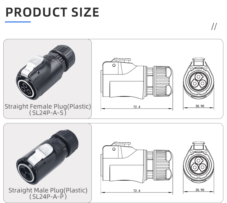 Авиационный разъем LP24 | Водонепроницаемый разъем IP68