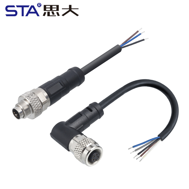 Разъёмы M9 литьевые, прямые и угловые, экранированные/неэкранированные с кабелем PVC/PUR