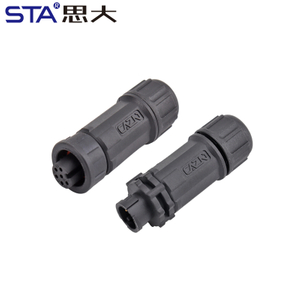 Штекер E7 с байонетным креплением, степень защиты IP67, устанавливается на месте установки, штекер и гнездо