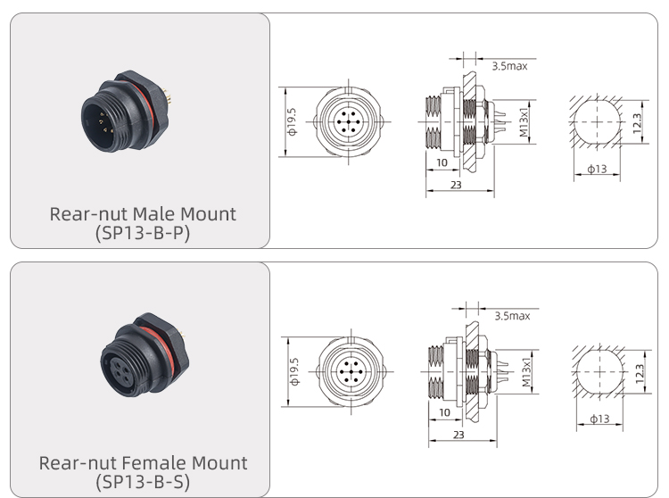 SP13 IP68 Разъем: Мощный Водонепроницаемый Авиационный Соединитель