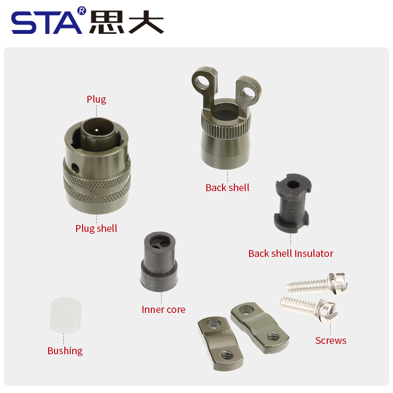 MIL-DTL-26482-8-2 Авиационный Разъём — Круглый Байонетный Соединитель