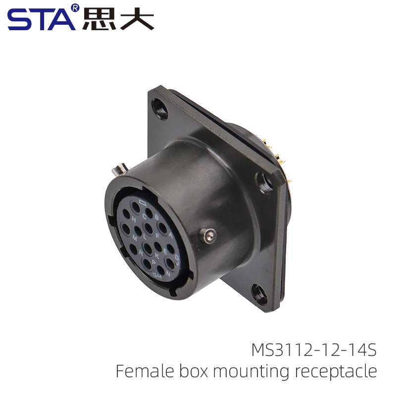 MS3112 Connector: Блочная Круглая Розетка MIL-DTL-26482 (Pin & Socket)