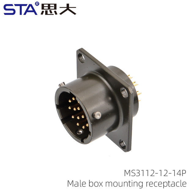MS3112 Connector: Блочная Круглая Розетка MIL-DTL-26482 (Pin & Socket)