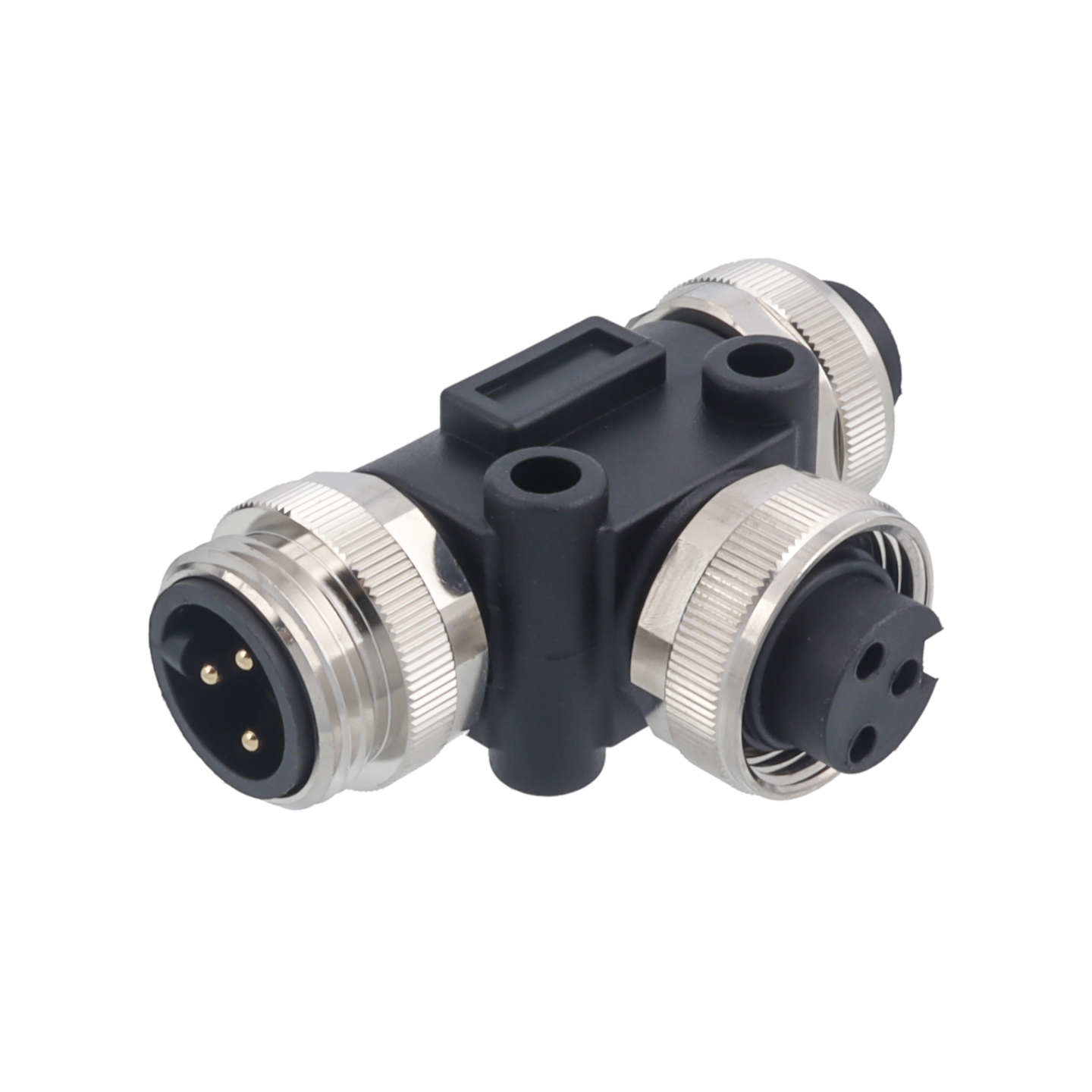 7/8 IP67 T-адаптер промышленный Доступны версии 7/8–7/8 и 7/8–M12