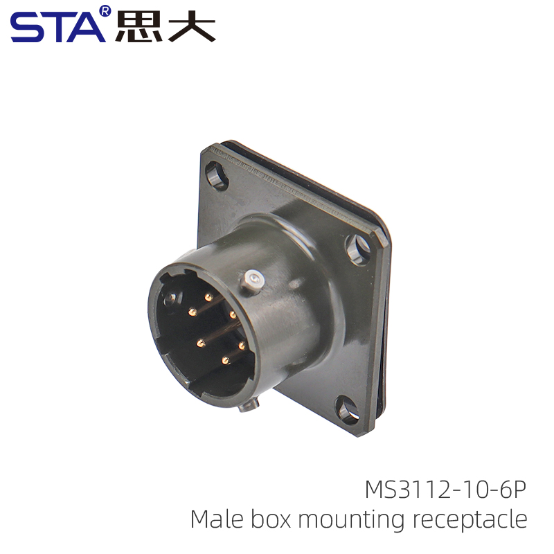 MS3112 Connector: Блочная Круглая Розетка MIL-DTL-26482 (Pin & Socket)