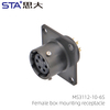 MS3112 Connector: Блочная Круглая Розетка MIL-DTL-26482 (Pin & Socket)