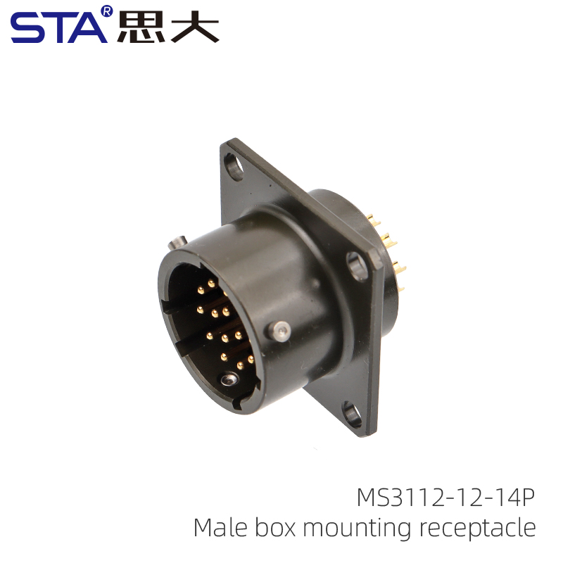 MS3112 Connector: Блочная Круглая Розетка MIL-DTL-26482 (Pin & Socket)